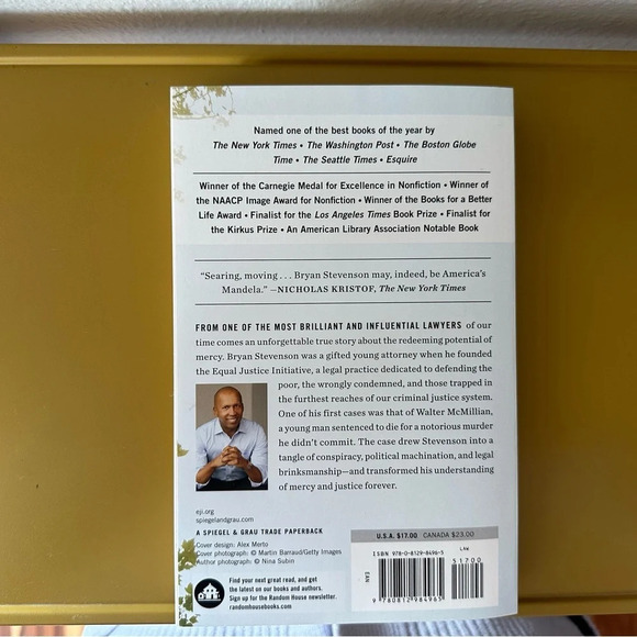 Just Mercy A Story of Justice and Redemption by Bryan Stevenson Book - Picture 2 of 2